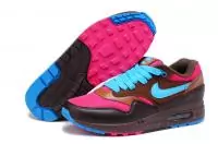 new style nike air max 87 leather brun rose bleu,achat tn requint air max 87 pas cher